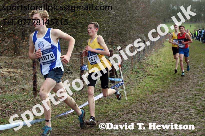 Boys under-15s 2019 British Athletics Inter Counties Cross Country, Prestwood Hall, Loughborough. Photo:  David T. Hewitson/Sports for All Pics